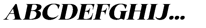 Fitgad Bold Italic Expanded Font UPPERCASE