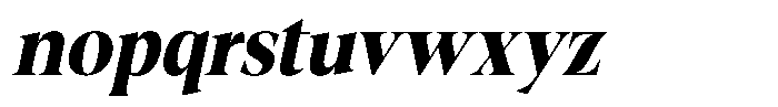 Fitgad Bold Italic Semi Condensed Font LOWERCASE