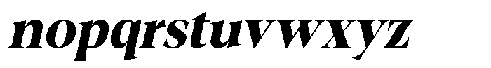 Fitgad Bold Italic Font LOWERCASE