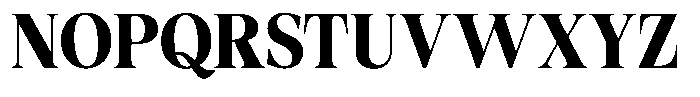 Fitgad Bold Semi Condensed Font UPPERCASE