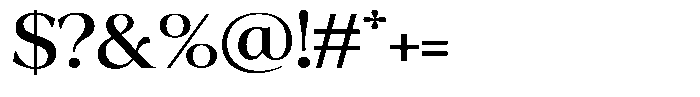 Fitgad Expanded Font OTHER CHARS