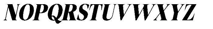 Fitgad Extra Bold Italic Condensed Font UPPERCASE