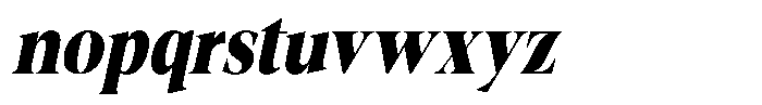 Fitgad Extra Bold Italic Condensed Font LOWERCASE