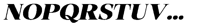 Fitgad Extra Bold Italic Expanded Font UPPERCASE
