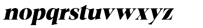 Fitgad Extra Bold Italic Font LOWERCASE