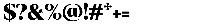 Fitgad Extra Bold Semi Expanded Font OTHER CHARS
