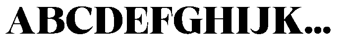 Fitgad Extra Bold Semi Expanded Font UPPERCASE