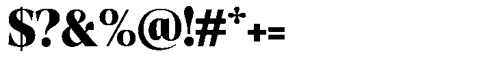 Fitgad Extra Bold Font OTHER CHARS