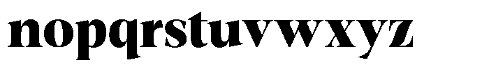 Fitgad Extra Bold Font LOWERCASE