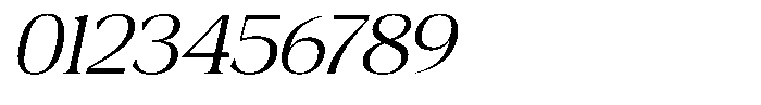 Fitgad Extra Light Italic Expanded Font OTHER CHARS