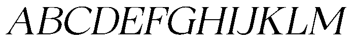Fitgad Extra Light Italic Expanded Font UPPERCASE