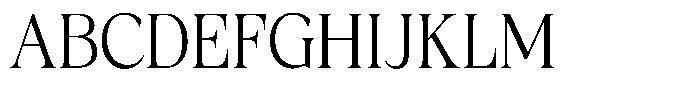 Fitgad Extra Light Semi Condensed Font UPPERCASE