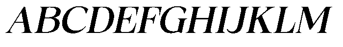 Fitgad Italic Semi Expanded Font UPPERCASE