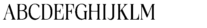 Fitgad Light Condensed Font UPPERCASE