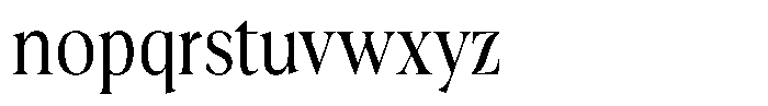 Fitgad Light Condensed Font LOWERCASE