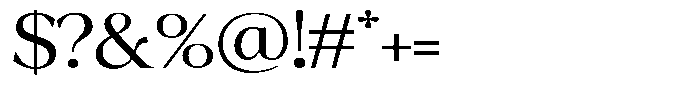 Fitgad Light Expanded Font OTHER CHARS