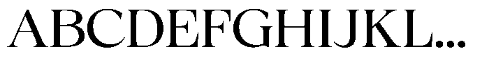 Fitgad Light Expanded Font UPPERCASE