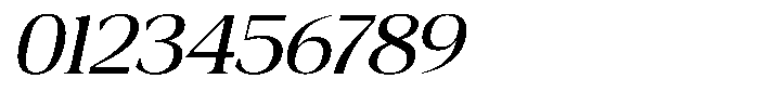 Fitgad Light Italic Expanded Font OTHER CHARS
