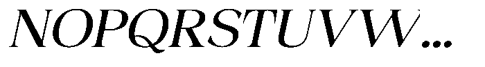 Fitgad Light Italic Expanded Font UPPERCASE