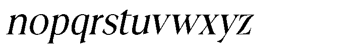 Fitgad Light Italic Semi Condensed Font LOWERCASE