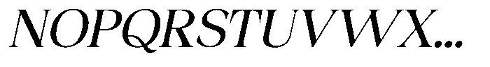 Fitgad Light Italic Semi Expanded Font UPPERCASE