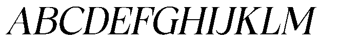 Fitgad Light Italic Font UPPERCASE