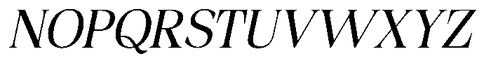 Fitgad Light Italic Font UPPERCASE
