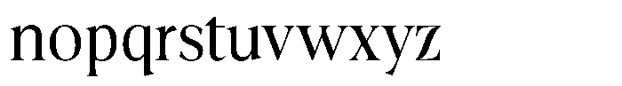 Fitgad Light Semi Condensed Font LOWERCASE