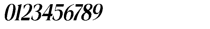 Fitgad Medium Italic Condensed Font OTHER CHARS