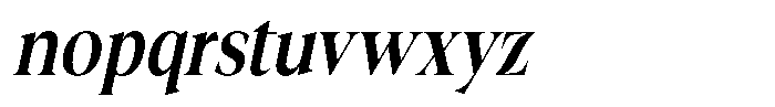 Fitgad Medium Italic Condensed Font LOWERCASE