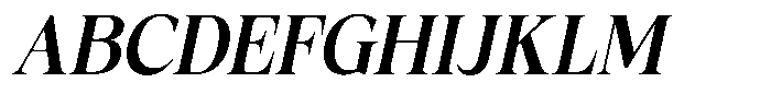 Fitgad Medium Italic Semi Condensed Font UPPERCASE