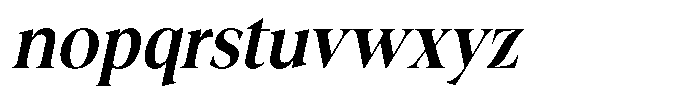 Fitgad Medium Italic Semi Condensed Font LOWERCASE
