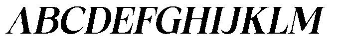 Fitgad Medium Italic Font UPPERCASE