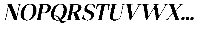 Fitgad Medium Italic Font UPPERCASE