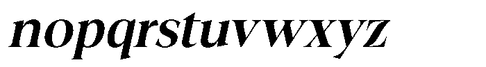 Fitgad Medium Italic Font LOWERCASE