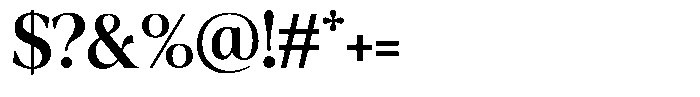 Fitgad Medium Font OTHER CHARS