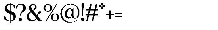 Fitgad Regular Font OTHER CHARS