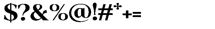 Fitgad Semi Bold Expanded Font OTHER CHARS