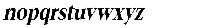 Fitgad Semi Bold Italic Condensed Font LOWERCASE