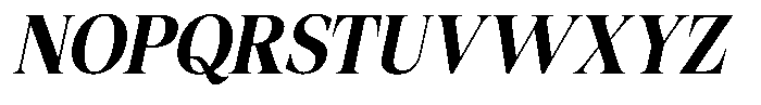 Fitgad Semi Bold Italic Semi Condensed Font UPPERCASE