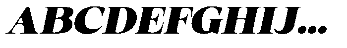 Fitgad Soft Black Expanded Italic Font UPPERCASE