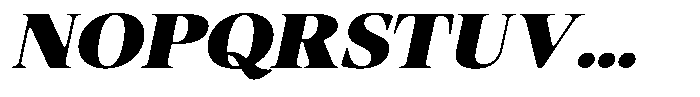 Fitgad Soft Black Expanded Italic Font UPPERCASE