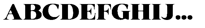 Fitgad Soft Black Expanded Font UPPERCASE