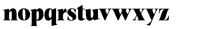 Fitgad Soft Black Semi Condensed Font LOWERCASE