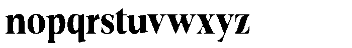Fitgad Soft Bold Condensed Font LOWERCASE