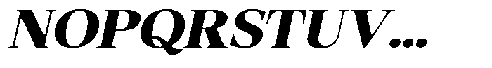 Fitgad Soft Bold Expanded Italic Font UPPERCASE