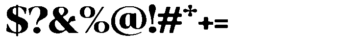 Fitgad Soft Bold Expanded Font OTHER CHARS