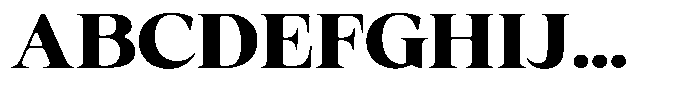 Fitgad Soft Bold Expanded Font UPPERCASE