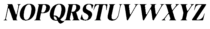 Fitgad Soft Bold Semi Condensed Italic Font UPPERCASE