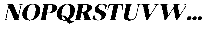 Fitgad Soft Bold Semi Expanded Italic Font UPPERCASE